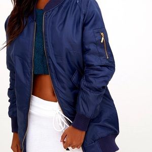 Blue Bomber Jacket